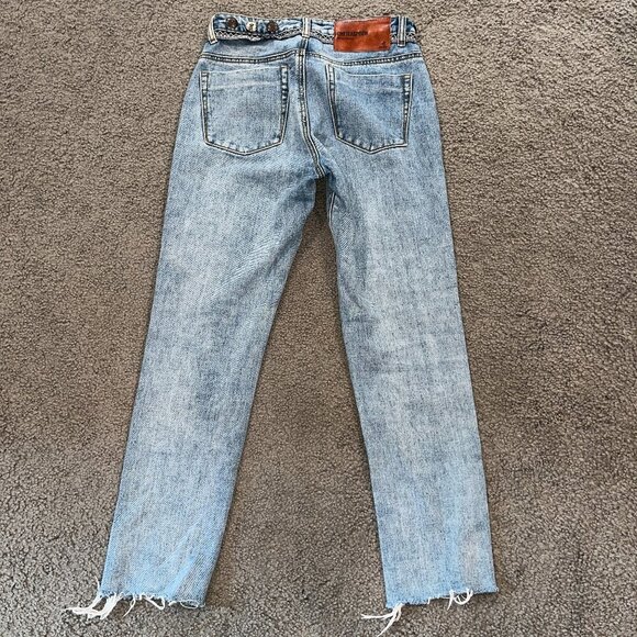 ONETEASPOON ONE TEASPOON TRUCKERS Western Concho Embellished Blue Jeans 24/26 - Picture 4 of 16